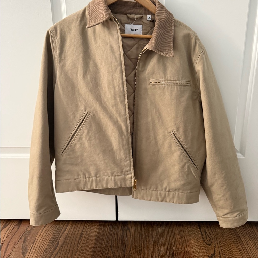 Aritzia TNA Tan Utility Jacket
